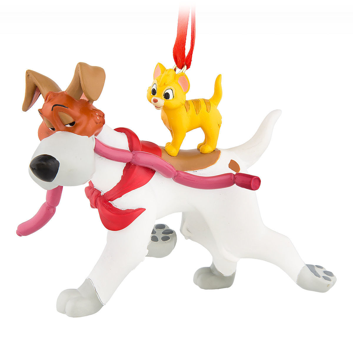 Disney Christmas Figural Ornament - Oliver And Dodger