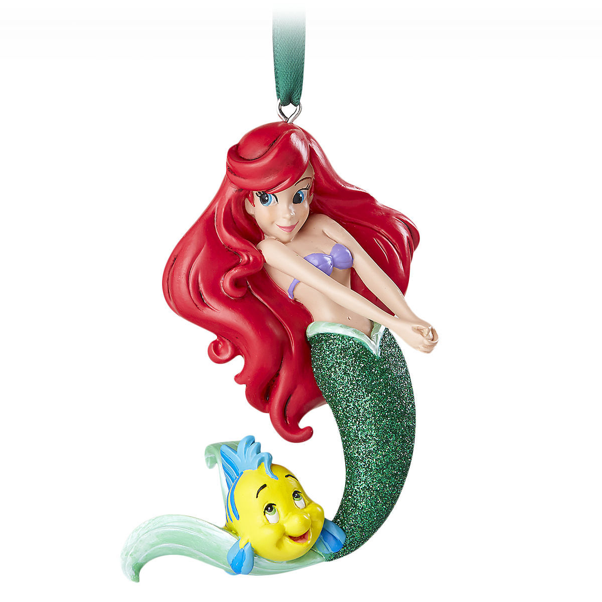 Disney Figure Ornament - The Little Mermaid - Ariel And Flounder