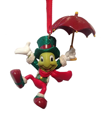 Disney Christmas Ornament - Jiminy Cricket With Umbrella