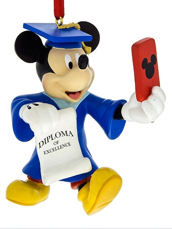 Disney Christmas Ornament - Graduation - Mickey Mouse Selfie