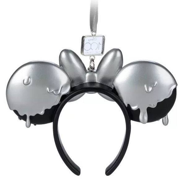 Disney Figurine Ornament - Disney100 Minnie Ear Headband