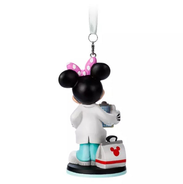 Disney Figurine Ornament - Minnie Mouse As Doctor