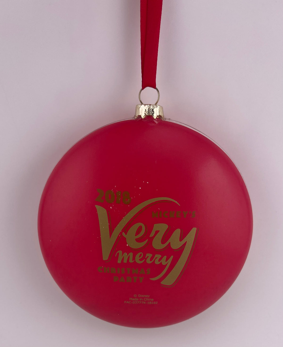 Disney Disc Ornament - 2018 Mickey's Very Merry Christmas Party