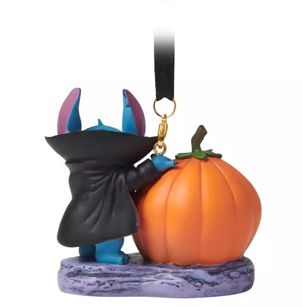 Disney Halloween Ornament - Stitch & Jack-o-Lantern Light Up