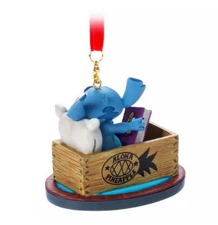 Disney Figurine Ornament - Stitch And Scrump