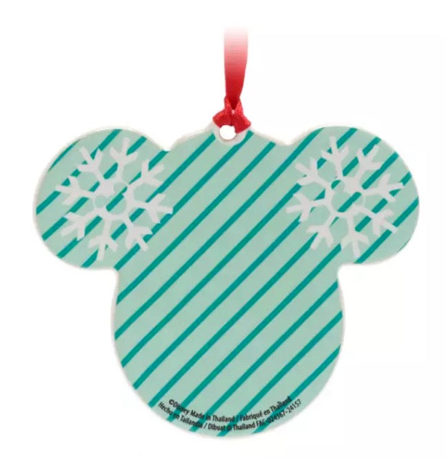 Disney Disc Ornament - Mickey Mouse Icon Snowman