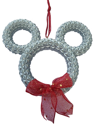 Disney Christmas Ornament - Mickey Mouse Icon - Epcot Spaceship Earth
