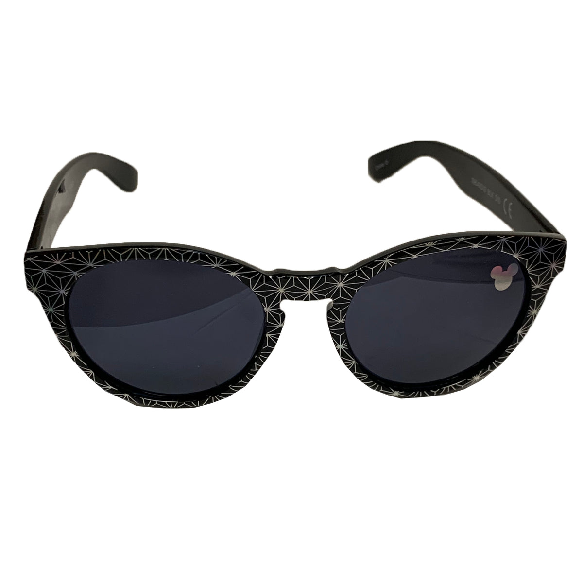 Disney Sunglasses - Mickey Star Pattern - Silver & Black
