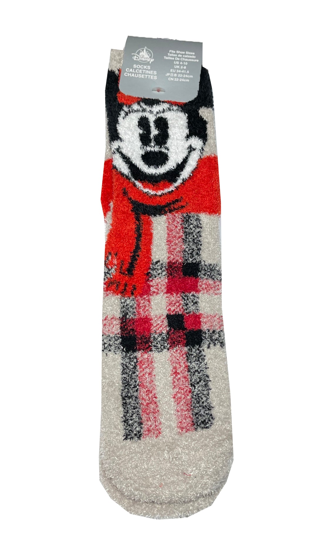 Disney Christmas Socks - Santa Minnie Mouse