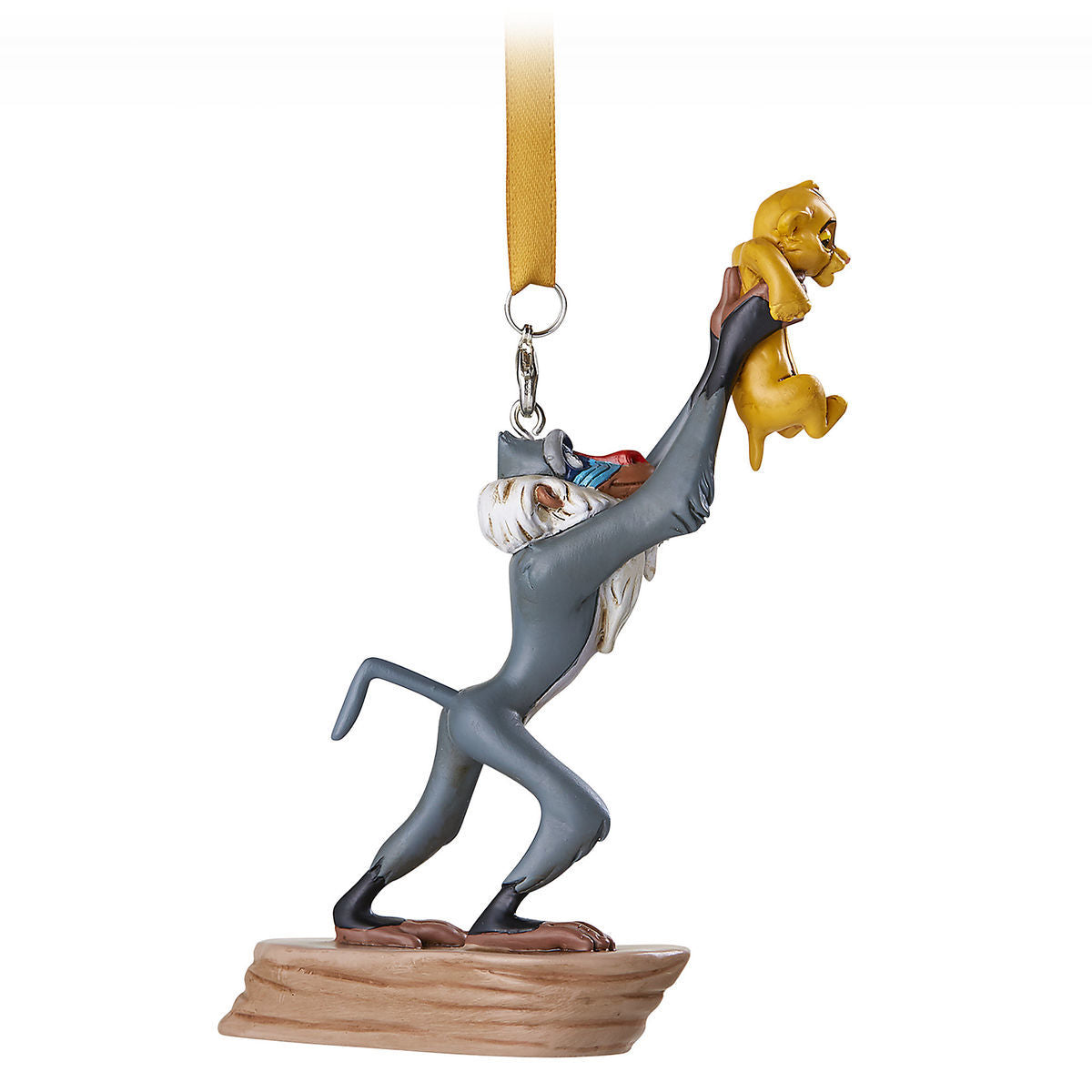  Disney Figure Christmas Ornament - The Lion King - Rafiki And Simba