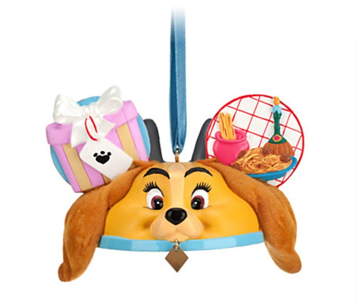  Disney Ear Hat Ornament - Lady And The Tramp