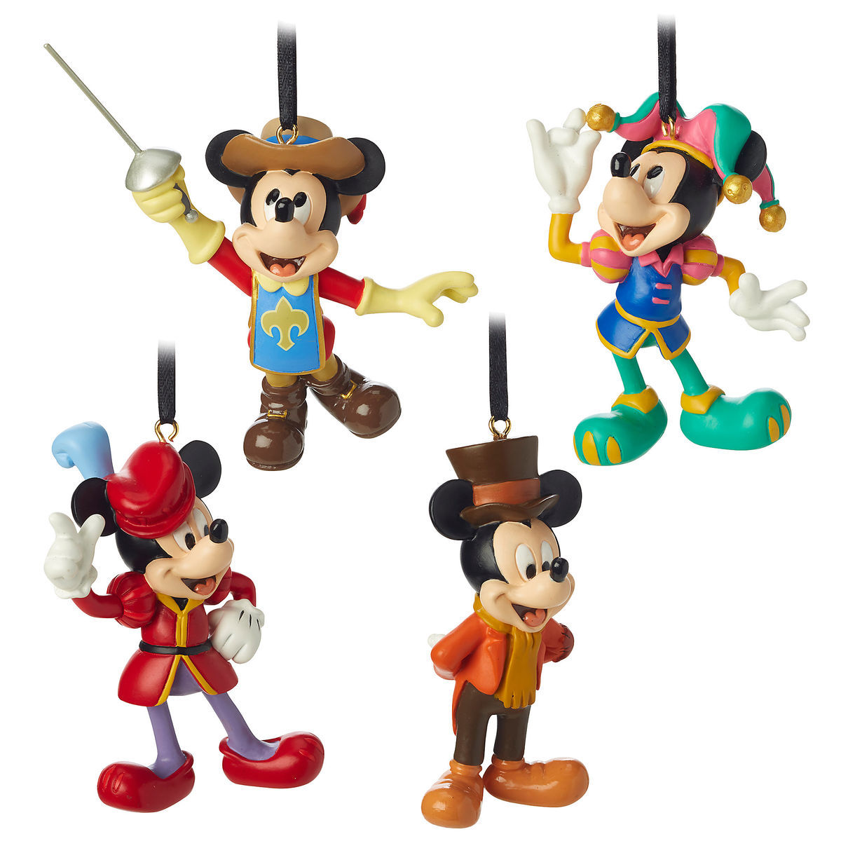 Disney Ornament Set - Mickey Mouse Through The Years - Set 3