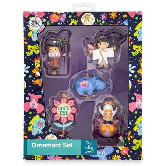  Disney Ornament Set - It's A Small World - 5 Piece