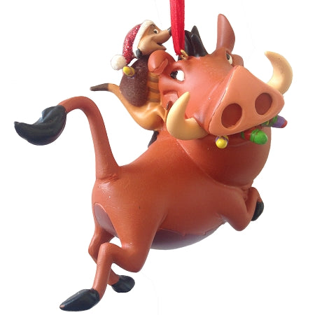  Disney Christmas Ornament - Timon And Pumbaa - Lion King