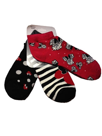  Disney Socks For Women - Minnie Mouse - Walt Disney World - 3 Pack
