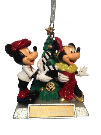  Disney Christmas Ornament - Hollywood Studios - Mickey & Minnie Mouse