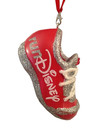  Disney Christmas Ornament - Run Disney Sneaker - Red