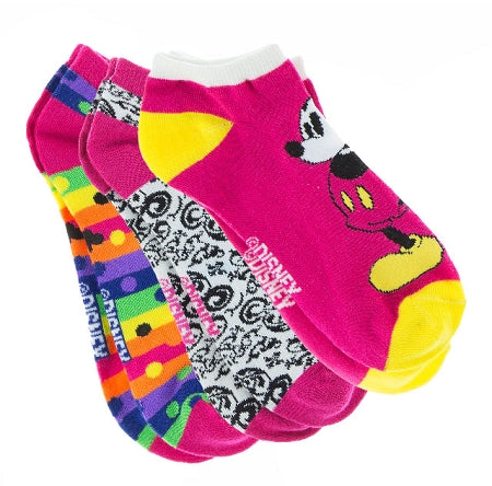  Disney Socks For Women - Mickey Mouse Fun - Disney World - 3 Pack