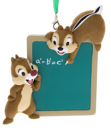  Disney Christmas Ornament - Chip And Dale Chalkboard