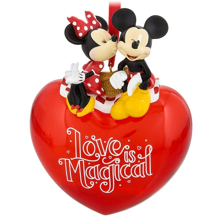  Disney Christmas Ornament - Mickey And Minnie - Love Is Magical