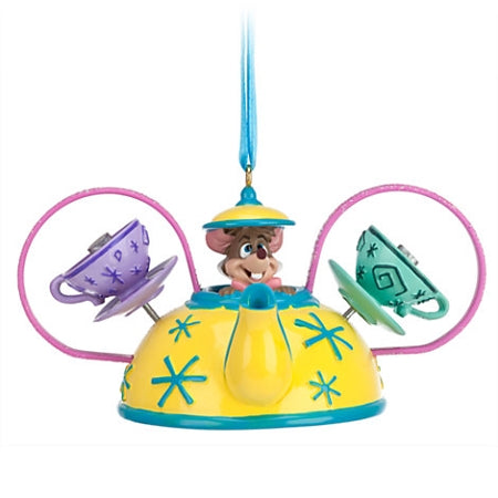  Disney Ear Hat Ornament - Dormouse Mad Tea Party