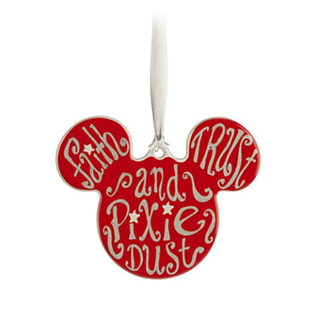  Disney Disc Ornament - Mickey Mouse - Faith Trust Pixie Dust
