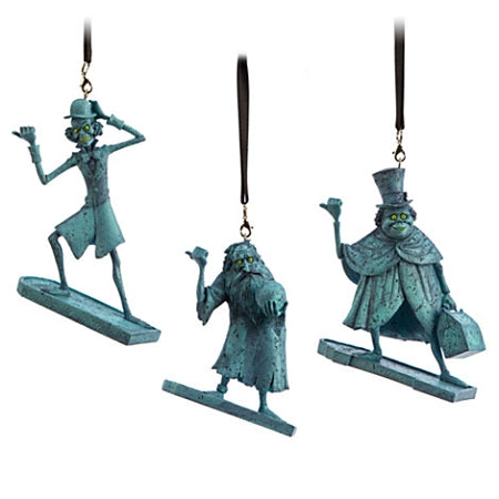  Disney Christmas Ornament Set - The Haunted Mansion Hitchhiking Ghosts