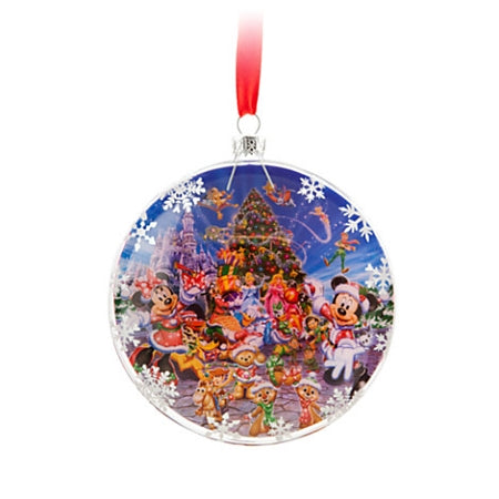 Disney Christmas Ornament - Storybook Mickey Mouse & Friends Window