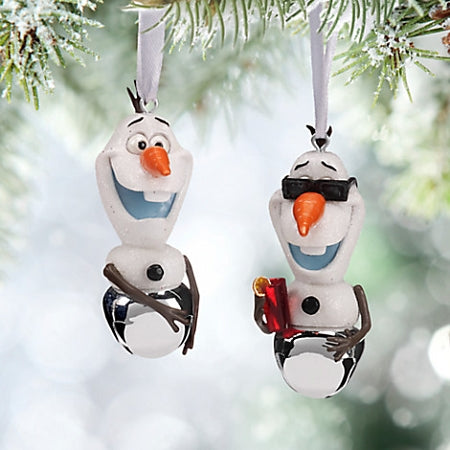  Disney Christmas Ornament Set - Olaf Bells