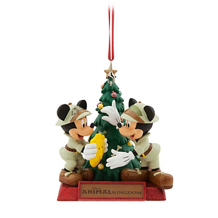  Disney Christmas Ornament - Animal Kingdom - Mickey & Minnie Mouse