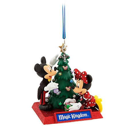  Disney Christmas Ornament - Magic Kingdom - Mickey & Minnie Mouse