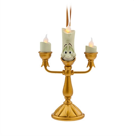  Disney Christmas Ornament - Beauty And The Beast - Lumiere Candlestick