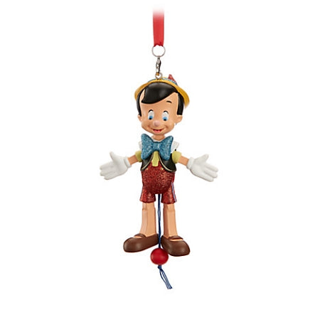  Disney Christmas Ornament - Pinocchio - Articulated Figural