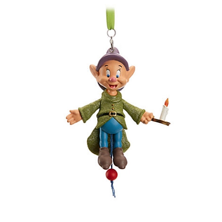  Disney Christmas Ornament - Dopey - Articulated Figural