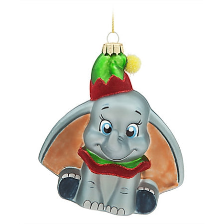  Disney Christmas Ornament - Dumbo - Glass