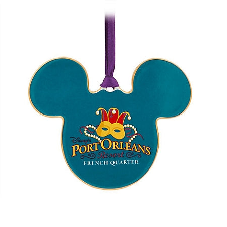  Disney Disc Ornament - Port Orleans Resort - French Quarter