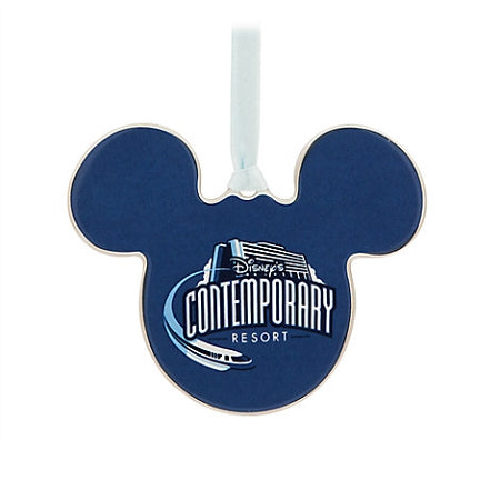 Disney Disc Ornament - Mickey Mouse - Contemporary Resort
