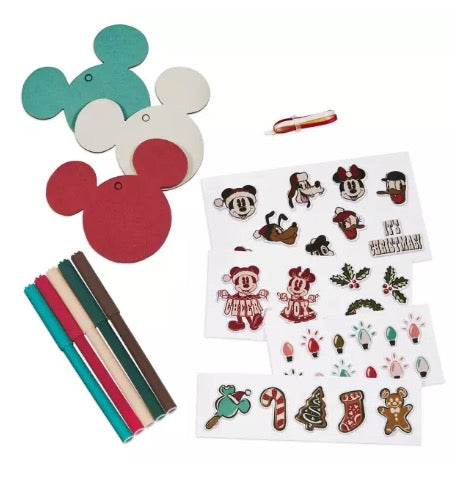  Disney Ornament Set - Mickey And Friends - You Decorate