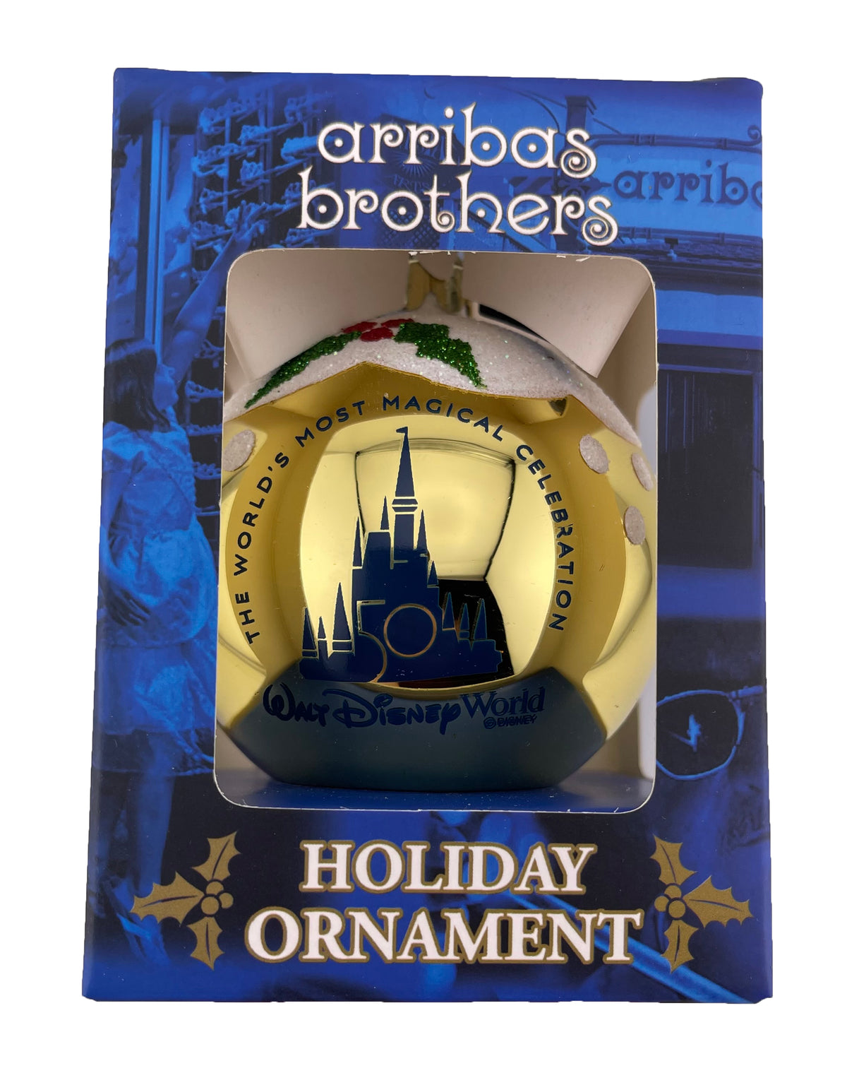  Disney Arribas Ornament - 50th Anniversary - Magical Celebration