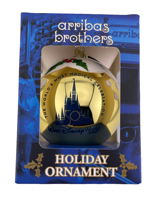  Disney Arribas Ornament - 50th Anniversary - Magical Celebration