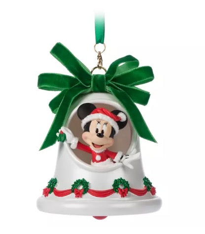  Disney Sketchbook Ornament - Santa Minnie Mouse Bell