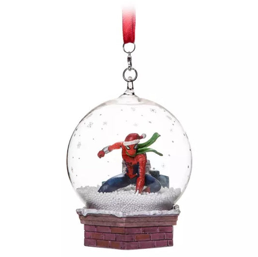  Disney Snowglobe Ornament - Spider-Man