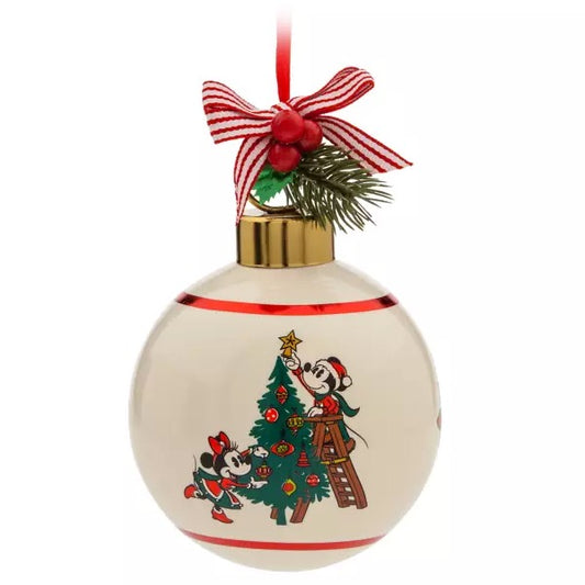  Disney Ball Ornament - Mickey And Friends Ceramic