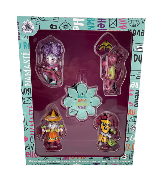  Disney Ornament Set - It's A Small World - Hola