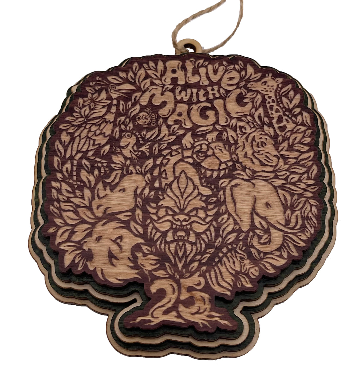  Disney Christmas Ornament - Animal Kingdom 25th Anniversary