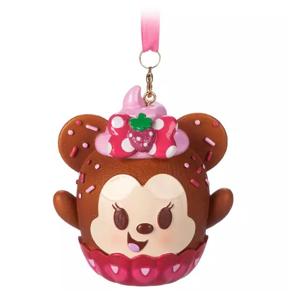  Disney Munchlings Ornament - Minnie Strawberry Cupcake