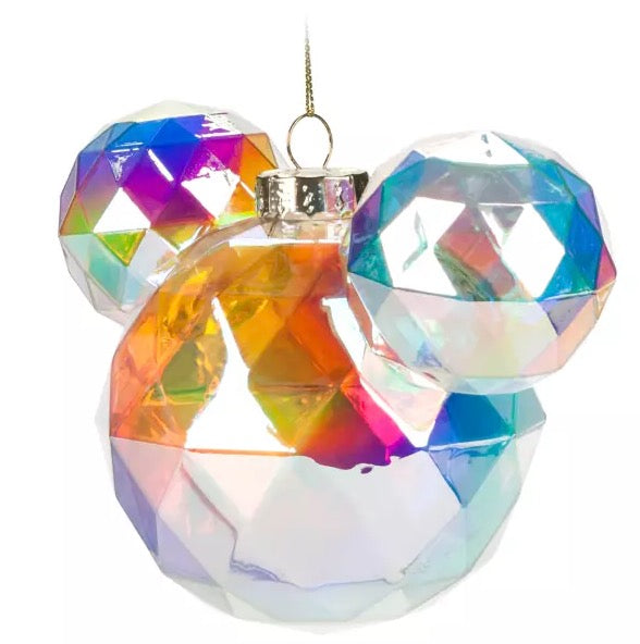  Disney Mickey Ears Icon Ornament - Mickey Mouse Geodesic