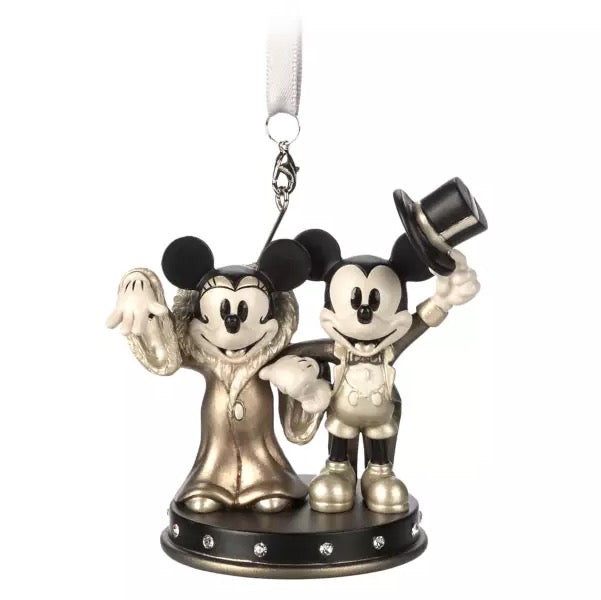  Disney Figurine Ornament - Mickey & Minnie - Gala Premier