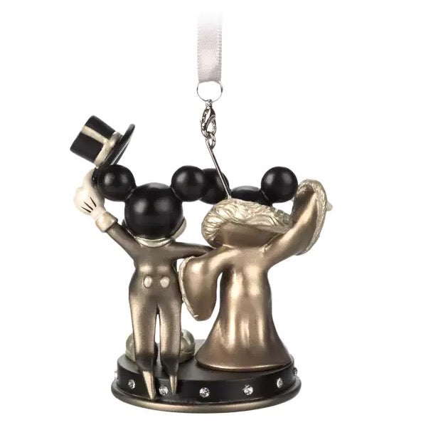  Disney Figurine Ornament - Mickey & Minnie - Gala Premier