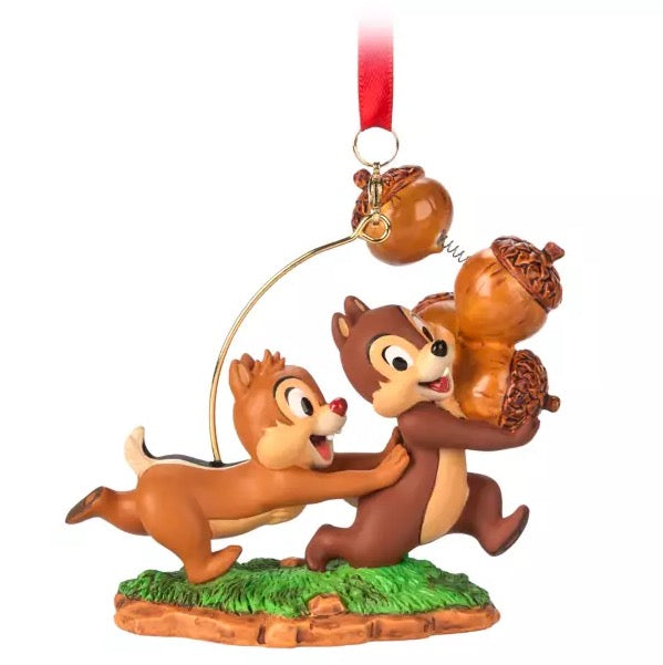  Disney Sketchbook Ornament - Chip 'n Dale With Acorns
